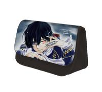 Jilijia Code Geass Lelouch of The Rebellion - Astuccio per matite con doppia cerniera, grande capacità, per cancelleria, idea regalo per ragazzi e ragazze, Tipo 5, 22x13x7.5CM, Astuccio portamatite