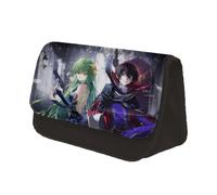 Jilijia Code Geass Lelouch of The Rebellion - Astuccio per matite con doppia cerniera, grande capacità, per cancelleria, idea regalo per ragazzi e ragazze, Tipo 11, 22x13x7.5CM, Astuccio portamatite