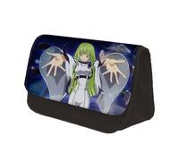 Jilijia Code Geass Lelouch of The Rebellion - Astuccio per matite con doppia cerniera, grande capacità, per cancelleria, idea regalo per ragazzi e ragazze, Tipo 8., 22x13x7.5CM, Astuccio portamatite