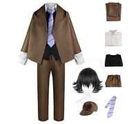 Jilijia Costume per cosplay di Ranpo Edogawa/Yosano Akiko/Dazai Osamu, travestimento per Halloween, con parrucca, carnevale, cosplay