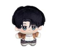 Jilijia Cuscino in peluche anime Levi/Zoe Hans/Eren Jaeger Figura Portachiavi Morbido Farcito Mini Pendenti per Decorazione Borsa Regali da Collezione per i Fan 10 cm