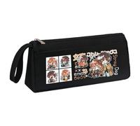 Jilijia Dazai Osamu Astuccio BSD Anime Figure Nakajima Atsushi Nakahara Chuuya Astuccio multifunzione stampato cancelleria borsa per adolescenti studenti scuola stagione regali, Tipo 3, 21*6*9cm