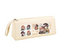 Jilijia Dazai Osamu Astuccio BSD Anime Figure Nakajima Atsushi Nakahara Chuuya Astuccio multifunzione stampato cancelleria borsa per adolescenti studenti scuola stagione regali, Tipo 10., 21*6*9cm