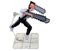 Jilijia Denji Statuetta con supporto, 14 cm, anime, movimento 3D, reze, action figure articolate, modello animato, decorazione da scrivania, regalo per gli appassionati di anime