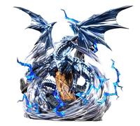 Jilijia Gioco Anime Occhi Blu Figura Drago Bianco Statua Dark Edition Cartoon Character Model 36CM Anime Collezionabile Figurine Ornamenti Decorazione per la Casa Regali