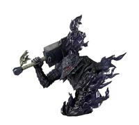 Jilijia Guts Action Figure Guts Anime Periferia Modello PVC Guerriero Nero con Spada Statua Ornamento Stile Horror Decorazione per la Casa Regalo per i Fan