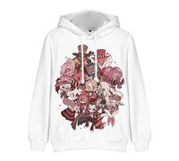 Jilijia Hazbin Hotel Felpa con cappuccio con stampa 3D Streetwear per donne e uomini, stile cartone animato, cosplay, a maniche lunghe, felpa con cappuccio, Tipo 7., L