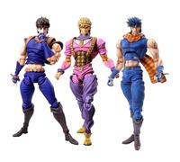 Jilijia JoJo's Super Action Figure Joseph Joestar/Jonathan Joestar/Dio Brando Modello mobile giocattolo con accessori PVC Anime Statue Collection Regali 17 cm