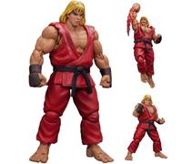 Jilijia Ken·Masters - Figura da 19 cm di Super Azione, Statua in Posa in Piedi, Modello da Gioco con Articolazioni Mobili, Personaggio con Accessori, Ornamenti da Scrivania da Collezione