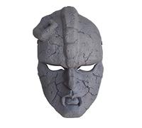 Jilijia Maschera cosplay di Halloween - Maschera anime giapponese Dio Brando con design in pietra in resina