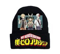 Jilijia My Hero Academia Adulto Knit Cappelli Soft Slouchy Beanie Cappello Inverno Caldo Baggy Cappello Slouchy Stampa Cap