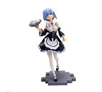 Jilijia Re:0 Figura Anime Rem Remu Figura Ram Ramu Figura PVC Action Girl Figurine Modello Statua Ornamenti Decorazione Regali Remu Cameriera Costume Figura Bambola