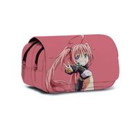 Jilijia That Time I Got Reincarnated as a Slime Pen bag Rimuru Organizer Bag Shizu Storage Bag Anime Veldora Tempest Cartoon Bag Cosmetic-bags Pencil Bag, Tipo 1, 21x10x7.5cm