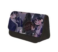 Jilijia The Dangers in My Heart Pen Bag Stationery Bag Pencil Bag Anime Yamada Anna Bag Kyotaro Ichikawa Organizer Bag Anime Figure Toiletry-bags Cartoon Storage Bag, Tipo 3, 22x13x7.5cm