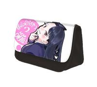 Jilijia The Dangers in My Heart Pen Bag Stationery Bag Pencil Bag Anime Yamada Anna Bag Kyotaro Ichikawa Organizer Bag Anime Figure Toiletry-bags Cartoon Storage Bag, Tipo 6., 22x13x7.5cm