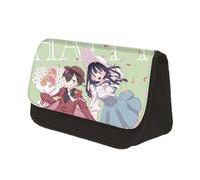Jilijia The Dangers in My Heart Pen Bag Stationery Bag Pencil Bag Anime Yamada Anna Bag Kyotaro Ichikawa Organizer Bag Anime Figure Toiletry-bags Cartoon Storage Bag, Tipo 4, 22x13x7.5cm