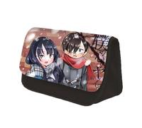 Jilijia The Dangers in My Heart Pen Bag Stationery Bag Pencil Bag Anime Yamada Anna Bag Kyotaro Ichikawa Organizer Bag Anime Figure Toiletry-bags Cartoon Storage Bag, Tipo 17, 22x13x7.9cm