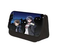 Jilijia The Dangers in My Heart Pen Bag Stationery Bag Pencil Bag Anime Yamada Anna Bag Kyotaro Ichikawa Organizer Bag Anime Figure Toiletry-bags Cartoon Storage Bag, Tipo 12., 22x13x7.5cm