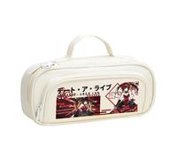 Jilijia Tokisaki Kurumi Astuccio per ragazzi e ragazze, astuccio per penne anime Yatogami Tohka Himekawa Yoshino, grande capacità, astuccio con cerniera, regalo per la stagione scolastica per studenti