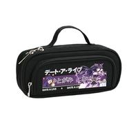 Jilijia Tokisaki Kurumi Astuccio per ragazzi e ragazze, astuccio per penne anime Yatogami Tohka Himekawa Yoshino, grande capacità, astuccio con cerniera, regalo per la stagione scolastica per studenti
