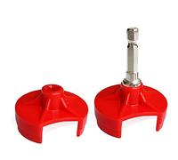 JILINWEI Addi, 2 adattatori per macchina per maglieria con punta esagonale in acciaio per trapano, adattatore di alimentazione a maglia rapida, adattatore a manovella per Addi Express (22 aghi), king