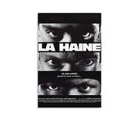 JILIP La Haine Poster del film anni '90 (3) poster su tela da parete per soggiorno 30 x 45 cm