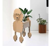 JILIP Vasi per Piante da Fioriera Barboncino, Simpatici Vasi da Fiori per Animali con Foro di Drenaggio per la Decorazione del Giardino, per Piante da Esterno per Interni (Size : 13.3 * 9.4inch)