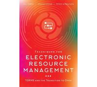 Jill Emery Techniques for Electronic Resource Management (Tascabile)