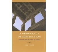Jill Frank A Democracy of Distinction (Copertina rigida)