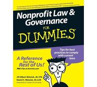 Jill Gilbert Welytok Daniel S. W Nonprofit Law and Governance For D (Tascabile)