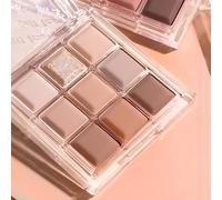 JILL LEEN - 9 Colors Chocolate Eyeshadow Palette - #CC01 Hazelnut Cocoa #CC01 - 9g