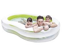 Jilong JL017269NPF-P78 Giant Figure Piscina Sagomata Famiglia Pool, 240X140X47 Cm, Trasparente e Verde