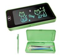 Jilra Astuccio per tablet da scrittura per bambini, 2 in 1, in ardesia digitale LCD, per e-note, scatola per matite, lavagna per scarabocchiare per scuola, giocattoli educativi per (standard)