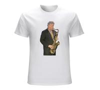 JILSAHDFR Men's Bill Clinton Cotton Shirt White L