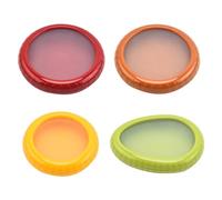 Jilskl 4 Pezzi Frutta in Silicone Contenitori, Fruit Storage, Avocado Saver, Porta Limone Sigillare, Reusable Fruit Vegetable Containers, Per Cipolle, Pomodori, Limoni, Avocado, Verdure