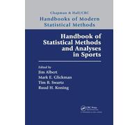 Jim Albert Handbook of Statistical Methods and Analyses in Sports (Tascabile)