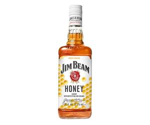Jim Beam Liquore al Miele, Bourbon Americano con Note Floreali e Dolci al Miele, Aroma Vanigliato e Sentori di Legno, 32,5% Vol, 0,7 L