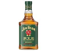 Jim Beam Rye Whisky, Bourbon prodotto da segale, 4 anni di invecchiamento - 1 bottiglia da 700ml