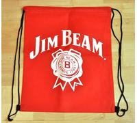 Jim Beam USA String Borsa Zaino Sacchetto Bag Drawstring Zaini Rosso