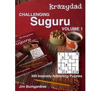 Jim Bumgardner Krazydad Challenging Suguru Volume 1 (Tascabile)