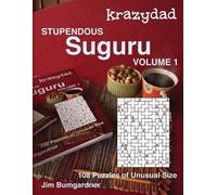 Jim Bumgardner Krazydad Stupendous Suguru Volume 1 (Tascabile)