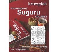 Jim Bumgardner Krazydad Stupendous Suguru Volume 8 (Tascabile)