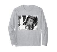Jim Clark Campione del Mondo Scozzese Racing Driver 1964 Maglia a Manica