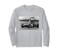 Jim Clark Gran Premio di Gran Bretagna Racing Silverstone Climax 1965 Maglia a Manica