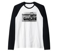 Jim Clark Gran Premio di Gran Bretagna Racing Silverstone Climax 1965 Maglia con Maniche Raglan