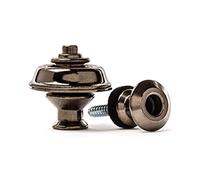 Jim Dunlop 04505622 Straplok Doppio Design, Nichel Nero