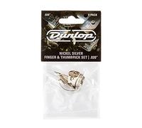 Jim Dunlop 33P013 - Plettri per pollice e dita, in nichel, colore: argento, 0,3 cm 5 .020