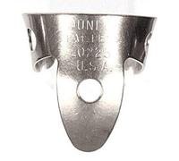 Jim Dunlop 33P013 - Plettri per pollice e dita, in nichel, colore: argento, 0,3 cm 50 .0225