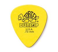 JIM DUNLOP - 418P TORTEX STANDARD YELLOW .73, Player's Pack da 1 Plettri, serie Tortex Standard, Resistenti, Flessibili, Colore Giallo