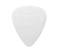 Jim Dunlop 44P.38 Plettri in Nylon Standard, Spessore da 0.38 mm, 12 Pezzi, Bianco